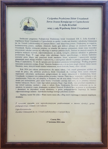 Czarny Bór - wizyta sióstr z Częstochowy